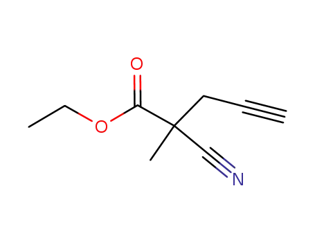 ethyl 2-cyano-2-methylpent-4-ynoate