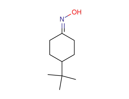 Molecular Structure of 4701-98-8 (4-(TERT-BUTYL)CYCLOHEXANONE OXIME)