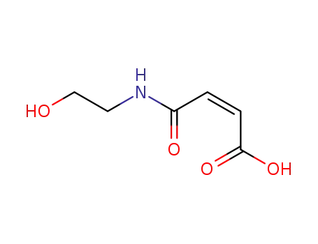 Molecular Structure of 15519-86-5 (MALEIC ACID MONO ETHANOLAMIDE)