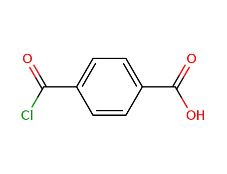 Molecular Structure of 18708-46-8 (Benzoic acid, 4-(chlorocarbonyl)- (9CI))