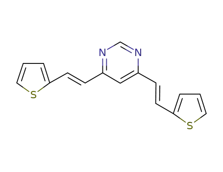 (E,E)-4,6-bis[2-(thiophen-2-yl)vinyl]pyrimidine