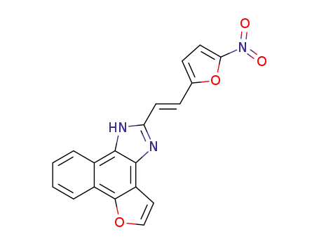 (E)-2-(2-(5-nitrofuran-2-yl)vinyl)furo[3',2':3,4]naphtho[1,2-d]imidazole