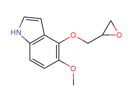 5-methoxy-4-(oxiran-2-yl methoxy)-1H-indole
