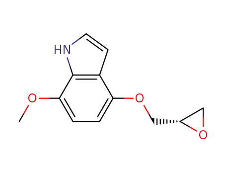 (S)-7-methoxy-4-(oxiran-2-ylmethoxy)-1H-indole