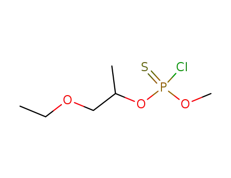 thiophosphorochloridic acid O-(2-ethoxy-1-methyl-ethyl) ester O'-methyl ester