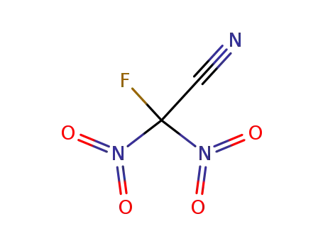 Molecular Structure of 15562-09-1 (Acetonitrile, fluorodinitro-)