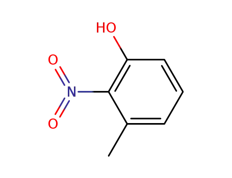 Molecular Structure of 4920-77-8 (3-Methyl-2-nitrophenol)