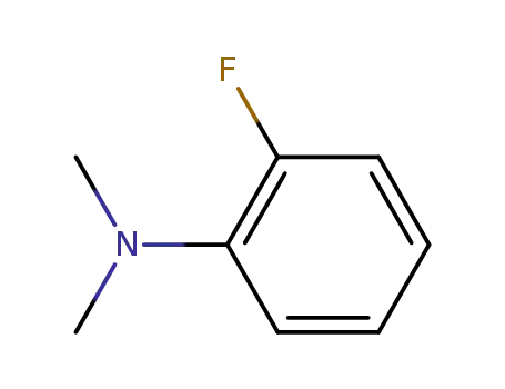 Molecular Structure of 393-56-6 (N,N-DIMETHYL-2-FLUOROANILINE)
