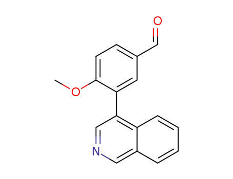 3-isoquinolin-4-yl-4-methoxy-benzaldehyde