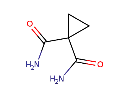 Molecular Structure of 5813-85-4 (cyclopropane-1,1-dicarboxamide)