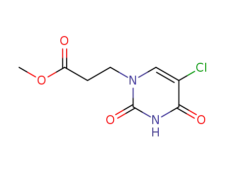 3-(5-chloro-2,4-dioxo-3,4-dihydro-2H-pyrimidin-1-yl)propionic acid methyl ester