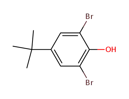 Molecular Structure of 98-22-6 (2,6-DIBROMO-4-TERT-BUTYL-PHENOL)
