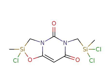 6-[(dichloro(methyl)silyl)methyl]-2-chloro-2-methyl-2H-[1,4,2]-oxazasilolo[4,5-c]pyrimidine-5,7(3H,6H)-dione