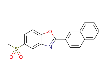 5-(methylsulfonyl)-2-(naphthalen-2'-yl)benzo[d]oxazole