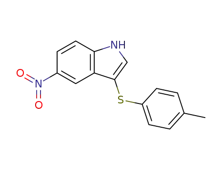 5-nitro-3-[(4-methylphenyl)sulfanyl]-1H-indole