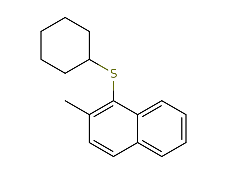 cyclohexyl(2-methylnaphthalen-1-yl)sulfane