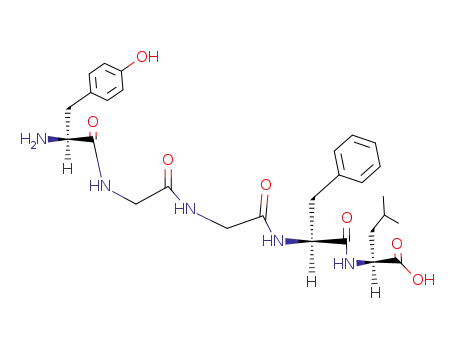 Molecular Structure of 58822-25-6 ([LEU5]-ENKEPHALIN)
