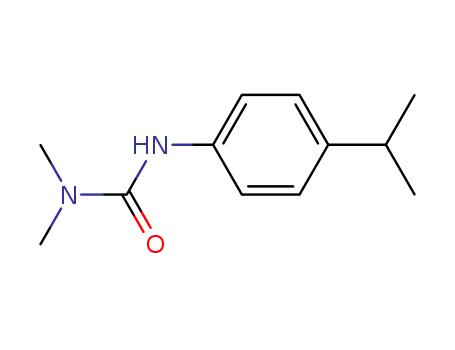 34123-59-6,Isoproturon,Urea,3-p-cumenyl-1,1-dimethyl- (7CI);3-(4-Isopropylphenyl)-1,1-dimethylurea;Alon;Alon (pesticide);Arelon;Arelon Dyspersyjny;CGA 18731;CL 12150;HOE 16410;Hora-Flo;IP-Flo;IPU Stefes;Ipuron;Iralon;Isoflo (herbicide);Izoturon;N,N-Dimethyl-N'-(4-isopropylphenyl)urea;N,N-Dimethyl-N'-[4-(1-methylethyl)phenyl]urea;N-(4-Isopropylphenyl)-N',N'-dimethylurea;Nocilon;N'-(4-Isopropylphenyl)-N,N-dimethylurea;N'-(p-Cumenyl)-N,N-dimethylurea;N'-(p-Isopropylphenyl)-N,N-dimethylurea;Protugan;Tolkan;Tolkan Flo;