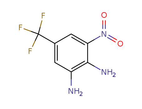 Molecular Structure of 2078-01-5 (3,4-DIAMINO-5-NITROBENZOTRIFLUORIDE)
