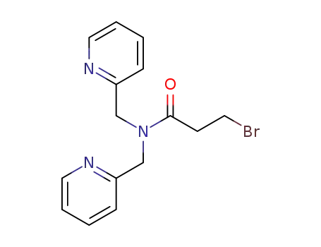 3-bromo-N,N-bis(pyridin-2-ylmethyl)propanamide