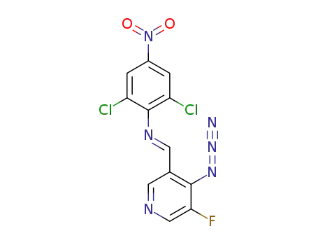 [1-(4-azido-5-fluoropyridin-3-yl)-meth-(E)-ylidene]-(2,6-dichloro-4-nitrophenyl)-amine