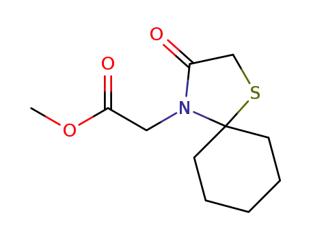 methyl 2-(3-oxo-1-thia-4-azaspiro[4.5]dec-4-yl)acetate