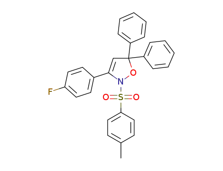 3-(4-fluorophenyl)-5,5-diphenyl-2-tosyl-2,5-dihydroisoxazole