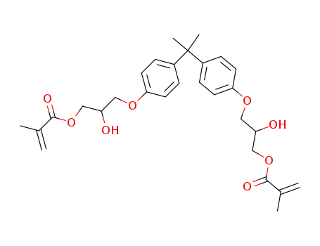 Molecular Structure of 1565-94-2 (2,2-BIS[4-(2-HYDROXY-3-METHACRYLOXYPROPOXY)PHENYL]PROPANE)