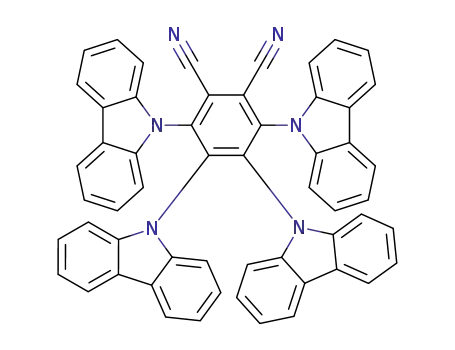 1,2,3,4-tetrakis(carbazol-9-yl)-5,6-dicyanobenzene