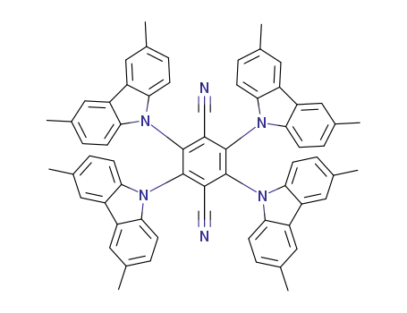 1,4-dicyano-2,3,5,6-tetrakis(3,6-dimethylcarbazol-9-yl)benzene
