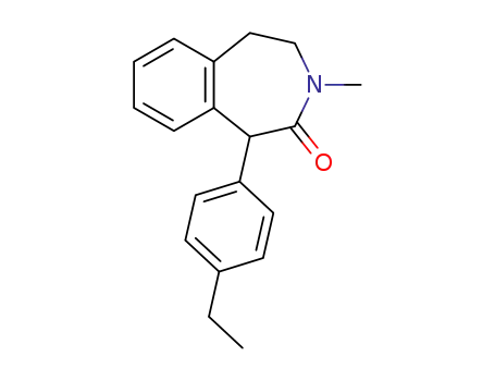 1-(4-ethylphenyl)-4,5-dihydro-3-methyl-1H-benzo[d]azepin-2(3H)-one