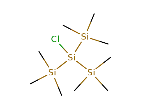 Molecular Structure of 5565-32-2 (CHLOROTRIS(TRIMETHYLSILYL)SILANE)