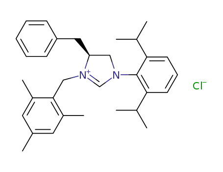 (S)-4-benzyl-1-(2,6-diisopropylphenyl)-3-(2,4,6-trimethylbenzyl)-4,5-dihydro-1H-imidazol-3-ium chloride