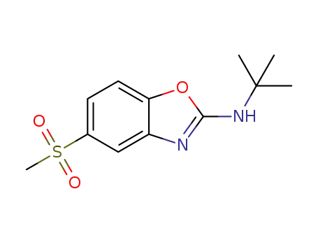 N-(tert-butyl)-5-(methylsulfonyl)benzo[d]oxazol-2-amine