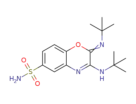 3-(tert-butylamino)-2-(tert-butylimino)-2H-benzo[b][1,4]oxazine-6-sulfonamide