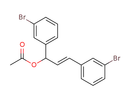 rac-(E)-1,3-bis(3-bromophenyl)-2-propen-1-yl acetate