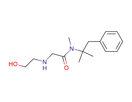 N-(2-hydroxy-ethyl)-glycine-[(1,1-dimethyl-2-phenyl-ethyl)-methyl-amide]