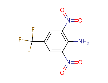 Benzenamine,2,6-dinitro-4-(trifluoromethyl)-(445-66-9)