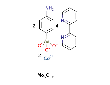[{Co(2,2′-bipyridine)2}2Mo6O18(O3AsC6H4NH2)2]