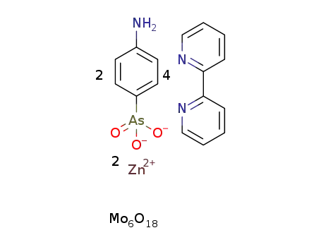[{Zn(2,2′-bipyridine)2}2Mo6O18(O3AsC6H4NH2)2]