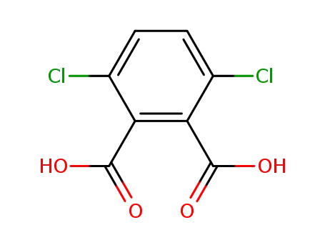 Molecular Structure of 16110-99-9 (3,6-dichlorophthalic acid)