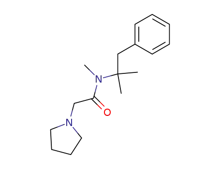 pyrrolidino-acetic acid-[(1,1-dimethyl-2-phenyl-ethyl)-methyl-amide]