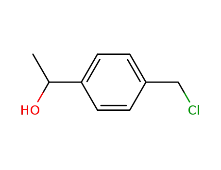 Molecular Structure of 76297-21-7 (Benzenemethanol, 4-(chloromethyl)-a-methyl-)