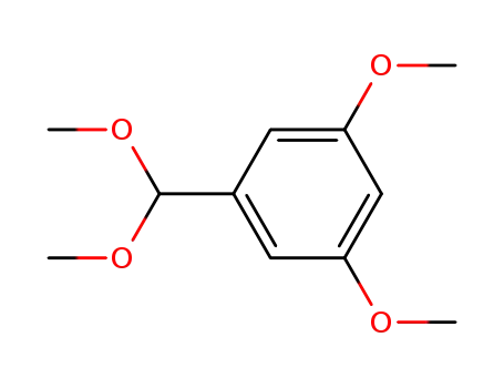 Molecular Structure of 59276-34-5 (Benzene, 1-(dimethoxymethyl)-3,5-dimethoxy-)