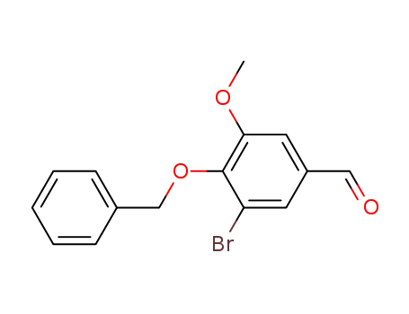 Molecular Structure of 2556-04-9 (4-BENZYLOXY-3-BROMO-5-METHOXY-BENZALDEHYDE)