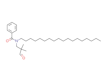 3-(Benzoyl-octadecyl-amino)-2,2-dimethyl-propionaldehydd