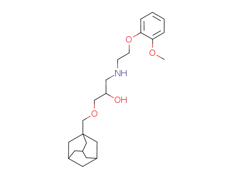 1-(adamantan-1-ylmethoxy)-3-{[2-(2-methoxyphenoxy)-ethyl]amino}-2-propanol