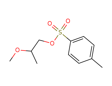 Molecular Structure of 99861-96-8 (1-Propanol, 2-methoxy-, 4-methylbenzenesulfonate)