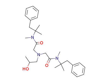 (2-hydroxy-propylimino)-di-acetic acid bis-[(1,1-dimethyl-2-phenyl-ethyl)-methyl-amide]