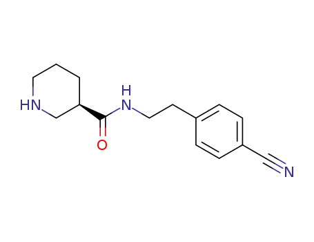(R)-N-(4-cyanophenylethyl)piperidine-3-carboxamide
